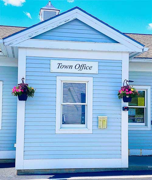 Town Office w Flowers